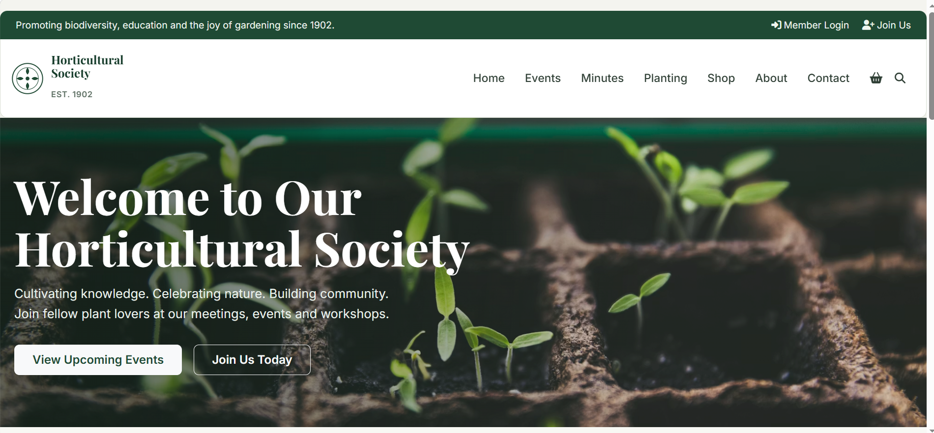 Mãu website dịch vụ nông nghiệp